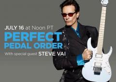 ‘Perfect Pedal Order’. Webinar de Steve Vai